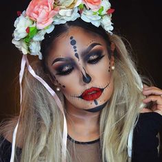 Halloween Costume Couple, Belle Halloween, Diy Halloween Makeup, Halloween Makeup Diy, Cindy Lou Who, Halloween Makeup Pretty