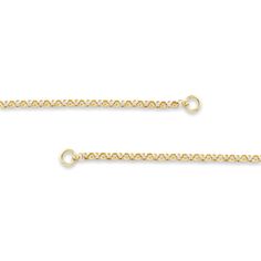 Delicate hollow rolo links entwine together to form this timeless necklace from the Jared Push Lock collection. Fashioned in 14K yellow gold. Use a charm from the Push Lock Collection to secure this 20-inch rolo chain. Charms and Push Lock Clasp sold separately. Yellow Gold Cable Chain Link Necklace, Yellow Gold Jewelry With Rectangular Rolo Chain, Gold Rolo Chain Necklace With Rectangular Links, Gold Chain Necklace With Rectangular Rolo Links, Yellow Gold Jewelry With Rolo Chain And Oval Link, Yellow Gold Oval Link Rolo Chain Necklace, Yellow Gold Necklace With Oval Link Rolo Chain, Yellow Gold Round Cable Chain Necklace, Classic Gold Rolo Chain Necklace