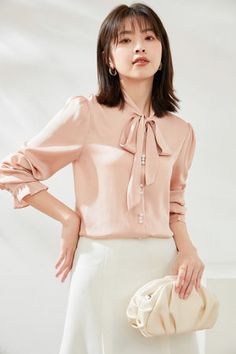 Fangyan | Prunus Silk Blouse