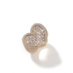 Style: Heart Metal material: Brass Plating: Rhodium (silver)/18k gold plated Color options: Silver and Gold Stones: High quality cubic zirconia Dimension: 22.2 x 25.4mm Sizes: 6, 7, 8, 9 Additional details Non Adjustable Heart Shape Ring, Zircon Jewelry, Heart Shaped Rings, Moissanite Jewelry, Chains Necklaces, Stone Heart, Moissanite Diamonds, Silver And Gold, Pendant Earrings