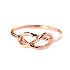 Rose Gold-filled Infinity Knot Ring