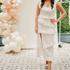 Show Me Your Mumu White Greta Dress Wore Once For Bridal Shower Greta Dress, Mumu Dress, Show Me Your Mumu, Show Me Your, Show Me, Wearing Dress, Bridal Shower, Colorful Dresses, Color White