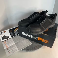 Brand New In Box Only Tried On Timberland Pro Shoes Work Sneaker Lace Up Tennis Shoes Size 8 Composite Hard “Steel” Toe Solid Black ______________________________________ Check Out The Rest Of My Closet! I Have A Ton Of Similar Items!! Don’t Have A Poshmark Account Yet? Sign Up And Get $10 Off Your Order Using Code: Relloved Tags Boho Y2k Beachy Trendy Trending Dainty Summer Knit Woven Cozy Comfy Slouchy Oversized Chunky Shapewear Leather Chic Minimalist Streetwear Unisex Stylish Vintage Retro A Timberland Low-top Sneakers For Outdoor Work, Timberland Low-top Sneakers With Reinforced Toe, Black Sporty Timberland Sneakers, Black Functional Timberland Sneakers, Timberland Low-top Functional Sneakers, Black Timberland Sneakers For Sports, Black Low-top Timberland Sneakers, Black Timberland Sneakers With Rubber Sole, Gray Shoes Women