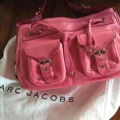 Very Nice Marc Jacobs Small Karolina Purse In Cherry Blossom. In Great Condition As I've Only Used It A Handful Of Times. Has Been Stored In Dust Bag Which Is How It Will Be Shipped. Pd $850 For And Selling For A Small Fraction Of That. Many Items Being Listed, Including Lululemon, Nike, True Religion, Wildfox, And Other Designer Items. It's Closet Clean Out Time. Marc Jacobs Pink Purse, Bags Marc Jacobs, Marc Jacobs Bag, Designer Items, Rebecca Minkoff Mac, True Religion, Clean Out, Cherry Blossom, Marc Jacobs