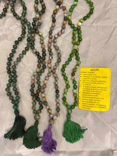 A mala is a string of 108 beads with one bead as the summit or head bead called a ‘sumeru.’ Malas are used as a tool to help the mind focus on meditation, or count mantras in sets of 108 repetitions. Wear as a necklace or wrap it around your wrist as a bracelet. A wide variety of options and stones to choose from, each possessing it’s own unique properties. Professional Nurse, 108 Bead, Mala Beads, Spiritual Growth, The Mind, Meditation, Blue And White, Bracelet, Beads