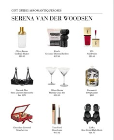 𝒫𝒾𝓃: 𝑔𝑜𝓁𝒹𝓈𝒽𝑜𝓇𝓉𝓎 💌 Serena Van Der Woodsen Perfume, Blair And Serena, Girls Gift Guide, Beauty Makeover, Serena Van Der, Serena Van, Serena Van Der Woodsen, Versatile Outfits, December 4