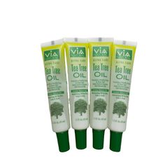 VIA Ultra Care Tea Tree Oil Clean Hair, Helps Control Dryness with Natural Oil for Hair, Scalp, Body 1.5 oz Each Pack of 4 Jojoba Oil Skin, Natural Hair Oils, Oil For Hair, Oil Skin Care, Hair Help, Clean Hair, Natural Oil, Fractionated Coconut Oil, Hair Scalp