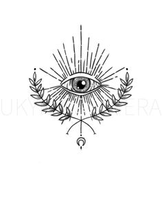 an all seeing eye tattoo design