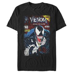 Men's Marvel Todd Venom T-Shirt Venom Lethal Protector, Lethal Protector, Venom Shirt, Venom T Shirt, Turn The Page, Marvel Clothes, Marvel Venom, Mens Graphic T, Sharp Teeth