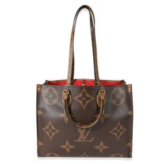 Listing Title: Louis Vuitton Reverse Giant Monogram Canvas OnTheGo GMSKU: 131409MSRP: 3250.00 USDCondition: Handbag Condition: Very GoodCondition Comments: Item is in very good condition with minor signs of wear. Exterior corner scuffing and throughout. Heavy scratching at hardware. Interior extensive scuffing, debris, marks and discoloration.Brand: Louis VuittonModel: OnTheGoOrigin Country: USHandbag Silhouette: Shoulder Bag;Top HandleOccasions: Everyday;Fall/Winter;Spring/Summer;Travel;WorkSiz Merchandising Tips, Fendi Accessories, Red Handbag, Dior Shoes, Diaper Backpack, Summer Travel, Chanel Handbags, Monogram Canvas, Womens Backpack