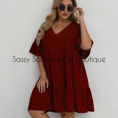 New Boho Wine Red Short Sleeve Tiered Babydoll Dress. Poly Dacron Material. Boho Gypsy Western Hippie Coastal Farmhouse French Vintage Renaissance Victorian Anthropology Beach Lace Christmas Yellowstone Holiday Bonnaroo Shabby Chic Rustic Preppy Tropical Spell Anthropologie Retro Coachella Festival Love And Lemons Free People Faux Fur Closet Details Please Read No Low-Ball Offers Shipping 2-4 Days No Exchanges Per Posh Bz86xxl Preppy Tropical, Girls Boutique Dresses, Tiered Babydoll Dress, Boho Dress Short, Coachella Festival, Southern Girl, Coastal Farmhouse, Girls Boutique, Western Boho