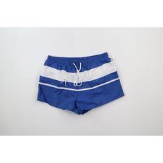 Nos Vtg 90s Streetwear Mens Large Color Block Striped Lined Shorts Swim Trunks Mens Shorts New With Tags Mens Size Large Measurements Are: 17 Inches Across The Waist Laid Flat 2.5 Inch Inseam 13 Inches From Top To Bottom Blue 41% Polyester 36% Nylon 23% Cotton Check Out My Other Items In My Store! Pr654 Retro Short Beach Bottoms, Retro Blue Shorts For The Beach, Retro Short Bottoms For Beach Season, Retro Blue Relaxed Fit Shorts, Blue Retro Shorts With Relaxed Fit, 90s Style Blue Bottoms With Relaxed Fit, Retro Blue Beach Shorts, 90s Style Blue Shorts For Spring, 90s Blue Spring Shorts