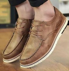 Business Casual Sneakers, Mens Leather Moccasins, Brown Derby, Side Work, Derby Dress, Business Casual Shoes, Summer Office, Online Shopping Shoes, Shoes Too Big