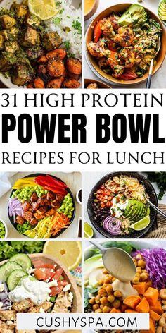 Master high protein meal prep with our lunch bowls that are perfect for staying on track with your fitness goals. These healthy lunch recipes are not only nutritious but also serve as great healthy meal ideas for a busy week. How To Eat High Protein Diet, Simple Healthy Bowl Recipes, Healthy Hot Lunch Meal Prep, Lunch Prep Bowls, Well Balanced Meal Prep, Meal Prep For The Week Bowls, Lunch Meal Prep Healthy High Protein, Healthy Lunch Prep Recipes, Power Bowl Lunch Ideas