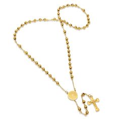 18k gold plated stainless steel padre nuestro prayer rosary necklace Prayer Design, Chunky Chain Necklaces, Rosary Necklace, Accessories Jewelry Necklace, Rosary, Special Gift, Womens Backpack, Special Gifts, Bags Women