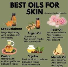 Best Oils For Skin, Best Oil For Skin, Natural Oils For Skin, Anti Aging Vitamins, Daily Health Tips, Learn Something New, Natural Therapy, Healthy Foodie, Skin Care Remedies