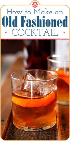 how to make an old fashioned cocktail