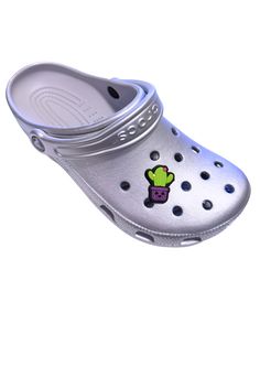 Personalize your Crocs with our adorable Succulent Croc Charms! These charming charms feature vibrant succulent designs and are easy to attach, adding a touch of whimsy to your shoes. Lightweight and durable, they're perfect for plant lovers and Crocs enthusiasts alike. Treat yourself or surprise a friend with these fun accessories! Casual Green Shoe Charms For Gifts, Casual Silver Shoe Charms For Gift, Casual Silver Shoe Charms As Gift, Fun Accessories, Croc Charms, Your Shoes, Plant Lover, Treat Yourself, Succulent