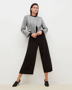 Zhou Culotte - Crepe :: Black – M.M.LaFleur Bryant Park Nyc, Nyc Park, Bryant Park, Soft Waves, Best Black, New Arrival Dress, Skirt Suit, Trending Now, Trending Accessories