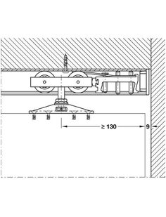 the drawing shows an overhead view of a machine