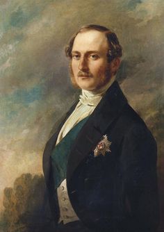 a painting of a man in a suit and tie