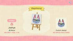 an animal crossing game character is shown in this screenshot from the video, raymond