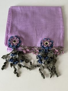 Purple Cotton Flower Crochet Scarf, Spring Lightwear Wrap, Unique Gift For Mom | eBay Purple Flower Crochet, Cotton Crochet Scarf, Unique Gifts For Girls, Spring Wraps, Cotton Flower, Handmade Scarf, Unique Gifts For Mom, Scarf Handmade, Flower Crochet