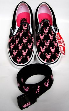 need 'em ~ Flamingo Vans Neutral Outfits, Flamingo Party, Pink Bird