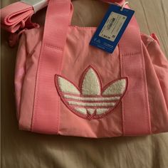 Brand New Pink Bag Bags Cute, Adidas Bags, Adidas Pink, Pink Adidas, Mini Bags, Pink Bag, Adidas Women, Mini Bag, Bag Lady