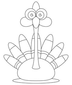 a turkey with two eyes on it's head and one eye in the middle