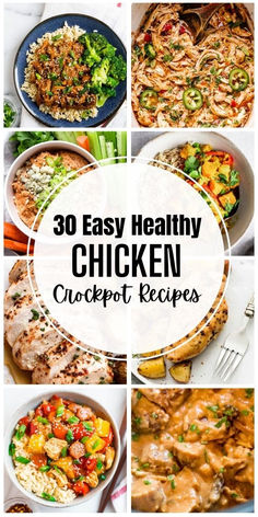 30 easy healthy chicken crockpot recipes