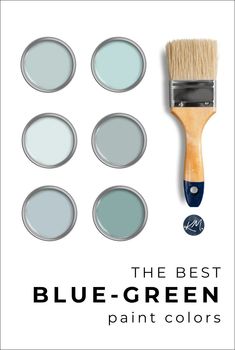 the best blue - green paint colors