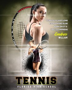 Tennis Photoshop Photography Template Soccer Senior Pictures, Basketball Team Pictures, Florida High School, Tennis Photography, Tennis Pictures, Williams Tennis, Tennis Photos, Photography Templates, Team Pictures