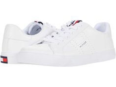 Tommy Hilfiger Lamiss | 6pm Classic Casual Style, Textile Fashion, Classic Casual, Textiles Fashion, Tommy Hilfiger Women, Navy Stripes, Fashion Sneakers, Pharmacy Gifts, White Sneaker