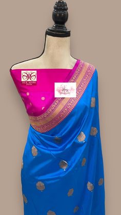 Blouse: 38 to 42 Adjustable Size stitched blouse For More details ,please send an email to info@haascollections.com Katan Silk Saree (Silk Mark Certified)A Beautiful finish With Neatly Stitched Pico FallKatan silk Gives A Luxurious Sheen and Softness The Saree Lite Weight Comfortable to Wear The colors are often enhanced with contrasting borders and pallu (the loose end of the saree). The sarees are woven using a traditional technique on hand Luxury Ceremonial Katan Silk Saree, Katan Silk Saree, Saree Silk, Saree Handloom, Goddess Dress, Loose Ends, Katan Silk, Kundan Earrings, Cz Earrings