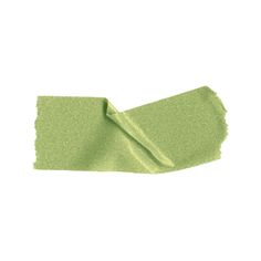 a piece of green fabric on a white background