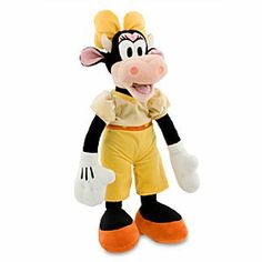 an image of a stuffed animal that looks like goofy the mickey mouse character in yellow and black