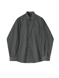 Elevate your wardrobe with our items, the epitome of modern elegance and versatility of Korean Men’s Fashion. Oversized Long Sleeve Shirt In Gray, Oversized Gray Long Sleeve Shirt, Gray Relaxed Fit Long Sleeve Shirt, Oversized Gray Collared Shirt, Classic Gray Relaxed Fit Shirt, Jumpsuit Men, Casual Long Sleeve Shirts, Loose Shirt, Pull Sweat