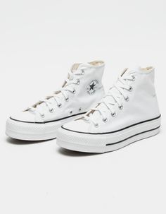 Jason Dilaurentis, Cute Converse Shoes, Womens High Top Shoes, Cute Converse, Shoes For School, Chuck Taylor All Star Lift, Back To School Shoes, Fest Outfits, Dr Shoes