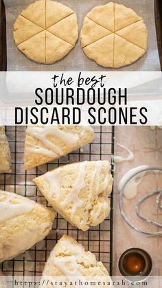 the best sourdough disard scones recipe is made with only three ingredients