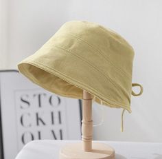 Material: 100% cotton Size: 56-58cm Cute bucket hat with a variety of colours to choose. Perfect for daily wear! It has steel wire inside around the hat, you can shape it whatever you want! It is nicely crafted with premium quality of cotton. An ideal gift for her! Cute Bucket Hat, Leather Beret, Knit Beret, Personalized Hats, Hat Beret, Sun Hats For Women, News Boy Hat, Hat For Women, Beret Hat