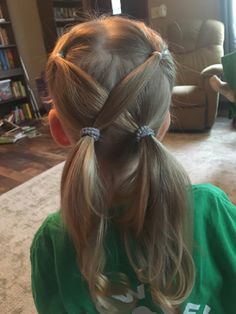 Two Side Hairstyles Girl, Braid Pigtails, Olive Hair, Girl Hairdos, Girls Hairdos, Cute Toddler Hairstyles, Hair Upstyles