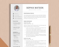 the professional resume template is ready to be used as a cover letter for an application