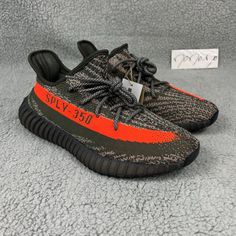 Item: Adidas Yeezy Boost 350 V2 Size: Men's 9.5 Color: Carbon Beluga Condition: Brand New, Never Worn, With Original Box - Shipped Through Usps With Tracking Confirmation - Handling Time 1-2 Business Day - Feel Free To Ask Any Questions You May Have - Everything Is 100% Authentic Yeezy Zebra, Kanye West Outfits, Yeezy Outfit, Adidas Yeezy 350 V2, Mens Yeezy, Runners Shoes, Adidas Yeezy 350, Adidas Boost