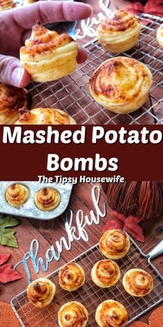 Turkey Dinner Appetizers, Veggies Appetizers, Fun Mashed Potatoes Recipe, Holiday Party Dishes, Potato Appetizers For Party, Mashed Potato Appetizer, Easy Potato Appetizers, Potato Appetizer, Holiday Appetizers Potato