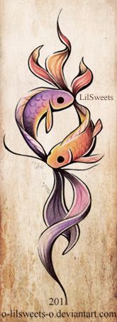 an artistic tattoo design with swirls on it