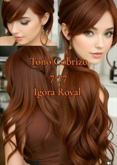 Cobre Hair Color, Igora Hair Color, Best Hairstyles For Women, Brown Hair Looks