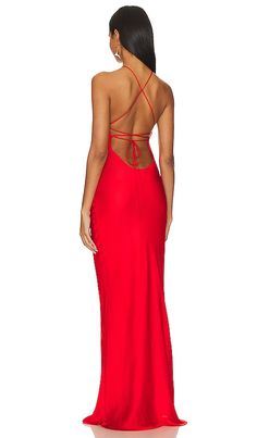 Find LINE & DOT Kira Maxi Dress on Editorialist. Line & Dot Kira Maxi Dress in Red. - size XL (also in L) Line & Dot Kira Maxi Dress in Red. - size XL (also in L) 100% polyester. Made in China. Dry clean only. Fully lined. Crisscross back tie closure. Matte satin fabric. LEAX-WD413. LD5497B. Line & Dot is a women's contemporary collection that instantaneously distinguishes itself by combining classic staples and modern European style. Every season, Line & Dot delivers an element of surprise with Element Of Surprise, Line Dot, Modern European, Red Bridesmaid Dresses, Matte Satin, Satin Maxi Dress, Red Satin, Event Dresses, European Style