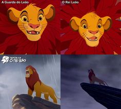 the lion king and his cubs in disney's live - action movie