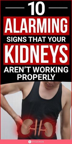 Located on either side of your body, your kidneys work 24x7 to ensure that you can stay in the prime of your health all the time. But if you’re not careful Kidney Problems Signs, Kidney Pain, Tips For Good Health, Healthy Kidneys, Kidney Damage, Back Pain Remedies, Kidney Cleanse, Health Signs